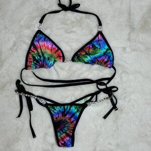 Tie Dye Posing Practice Suit